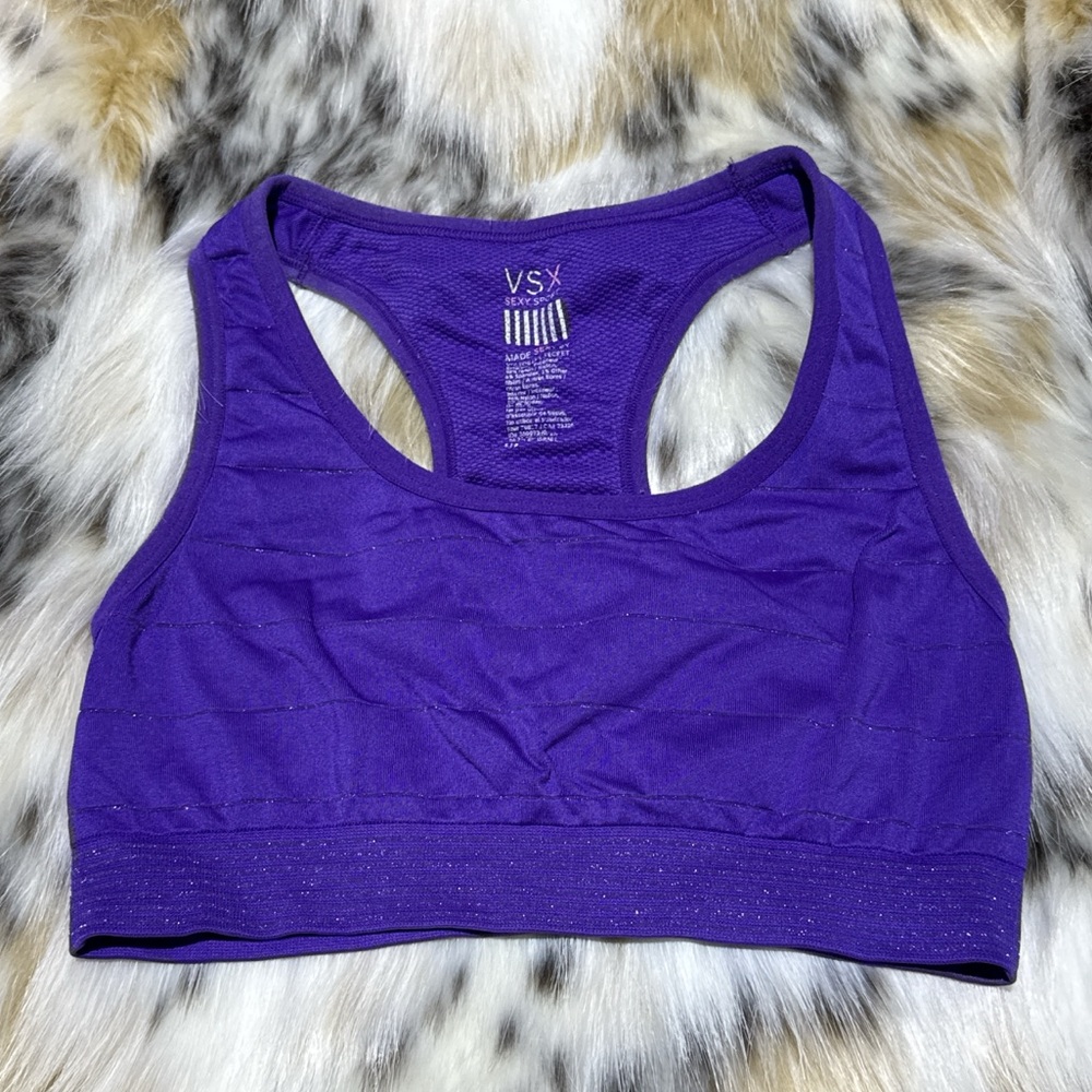 VSX Vibrant Purple Racerback Sports Bra